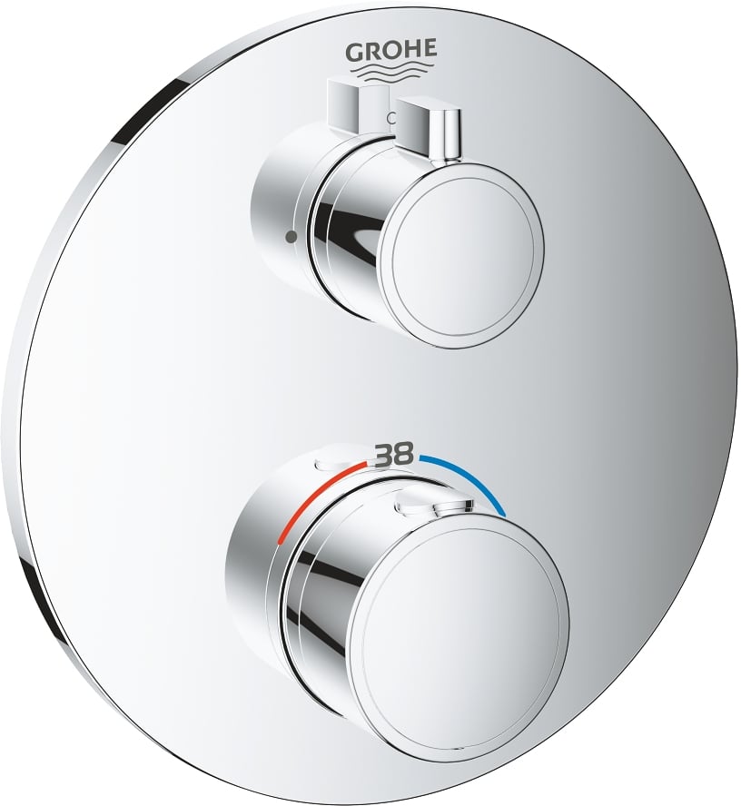 Grohe Grohtherm baterie de duș ascuns da StarLight Chrome 24075000