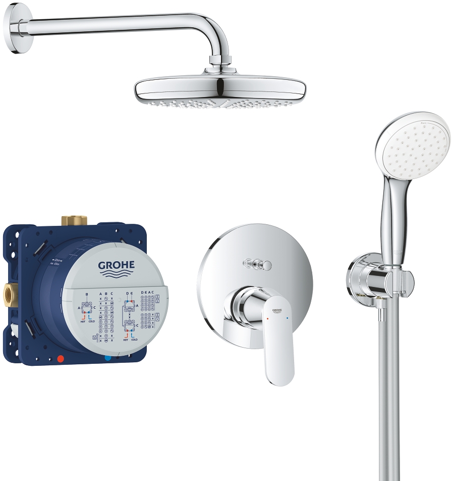 Grohe Eurosmart Cosmopolitan set de duș ascuns da StarLight Chrome 25219001