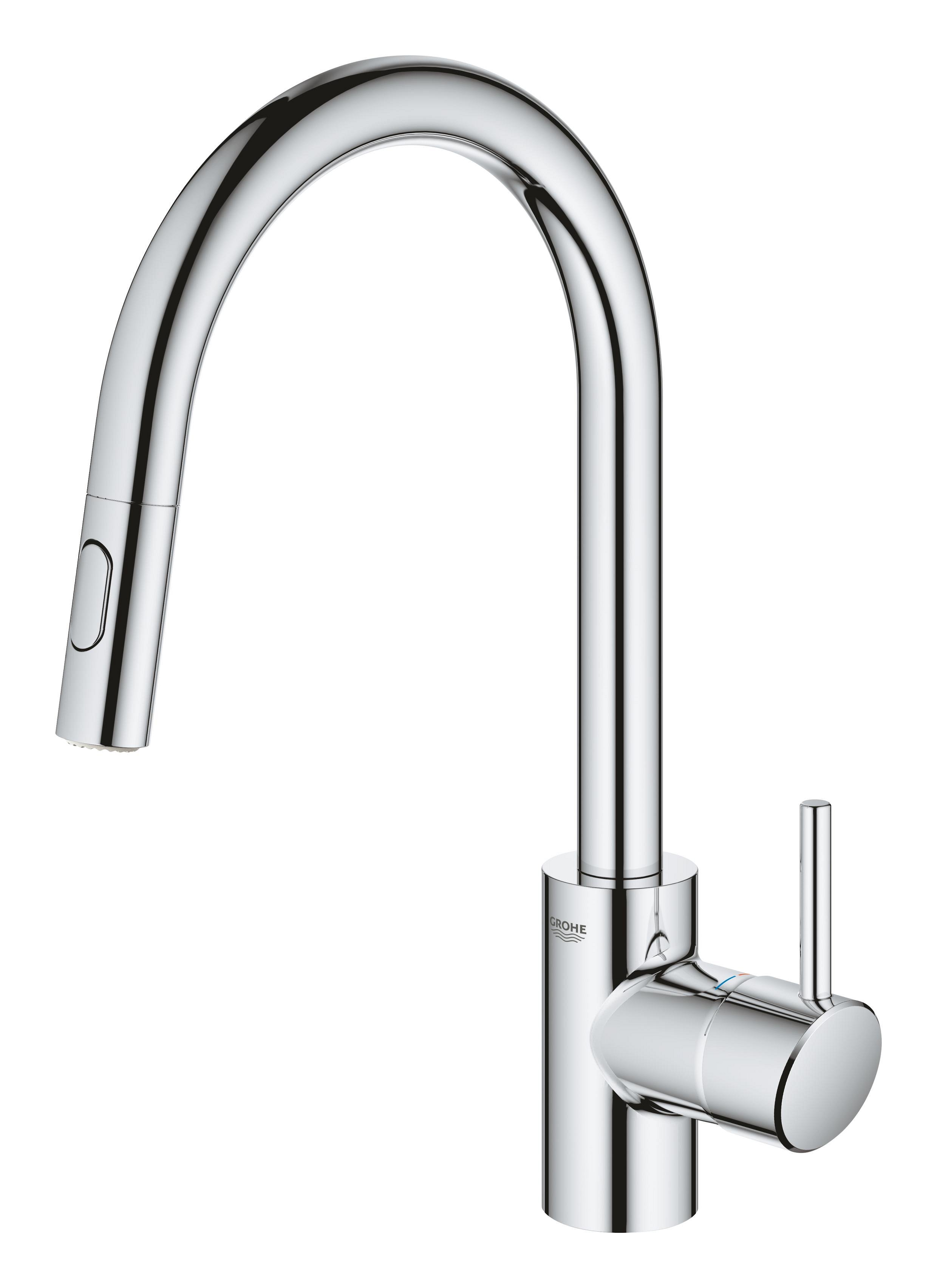 Grohe Concetto baterie bucătărie pe picior StarLight Chrome 31483002