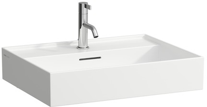 Laufen Kartell lavoar 60x46 cm dreptunghiular de blat alb luciu H8163330001091