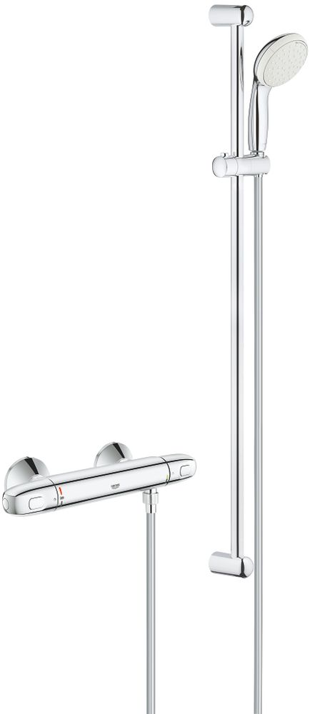 Grohe Grohtherm 1000 set de duș perete da crom 34256004