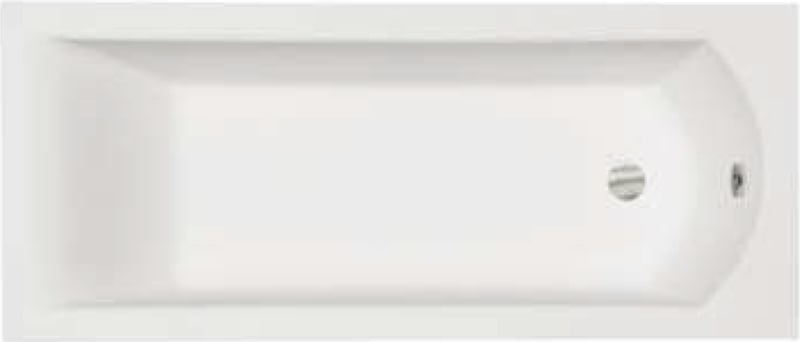 Besco Shea Slim cadă dreptunghiulară slim 149x70 cm alb #WAS-150-SL