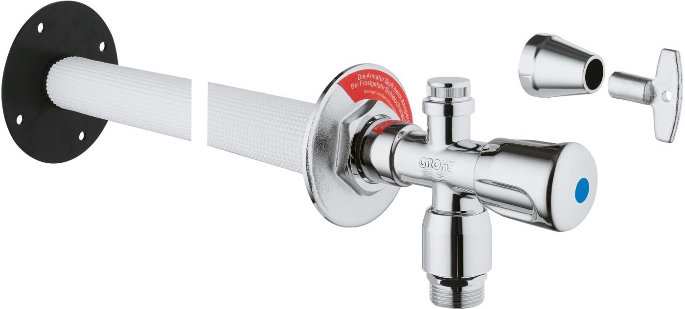 Grohe Eurotec supapă de perete StarLight Chrome 41206000