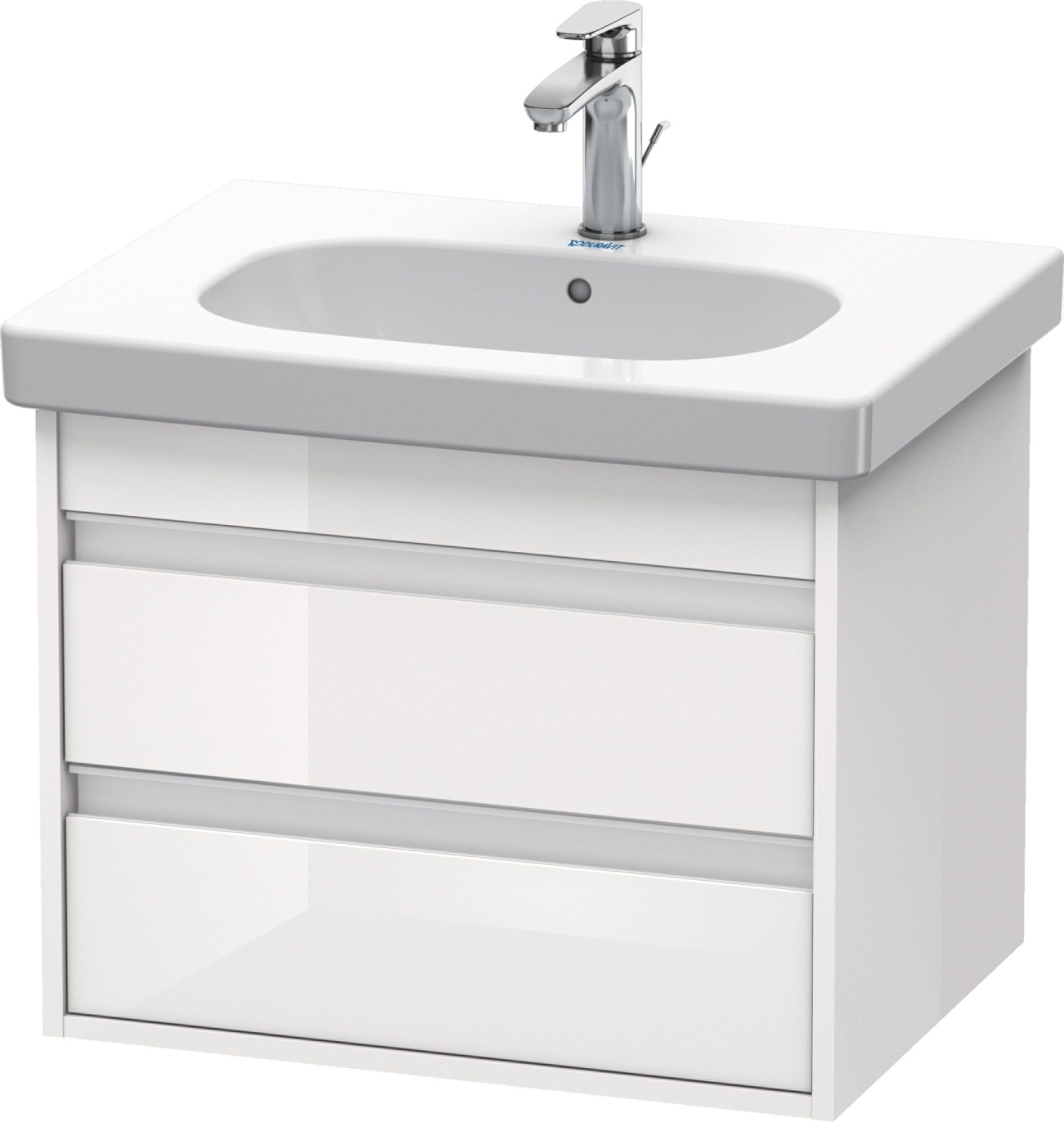 Duravit Ketho dulap 60x45.5x48 cm sub chiuveta pe perete alb KT665002222