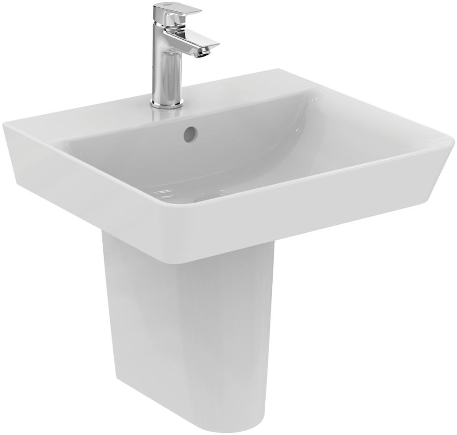 Ideal Standard Connect Air lavoar 50x45 cm dreptunghiular clasică-mobilier alb E074601