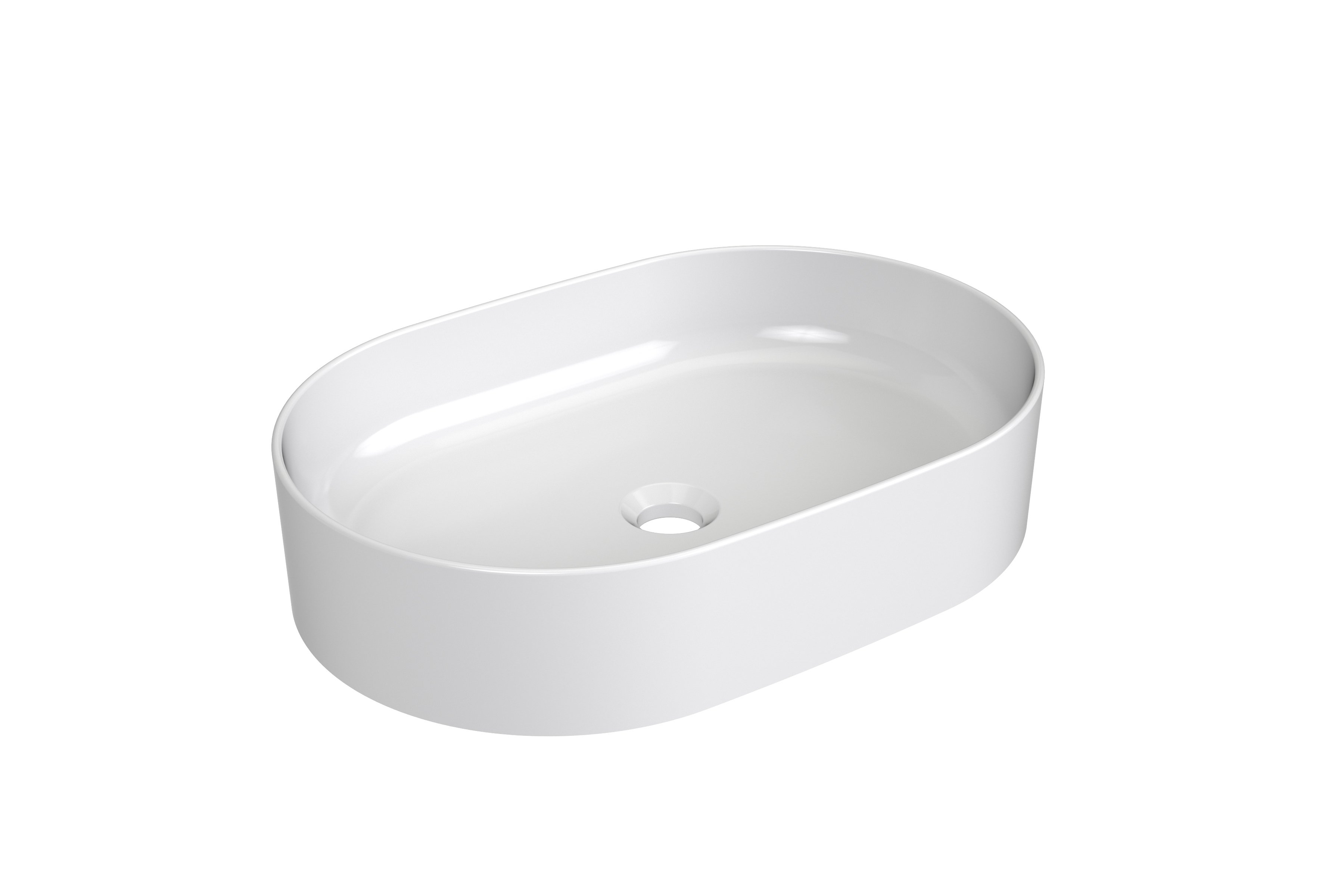 Ravak Ceramic lavoar 55x37 cm ovale de blat alb XJX01155001
