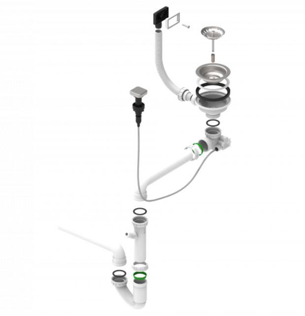 Alveus sifon pentru chiuvetă 1127251