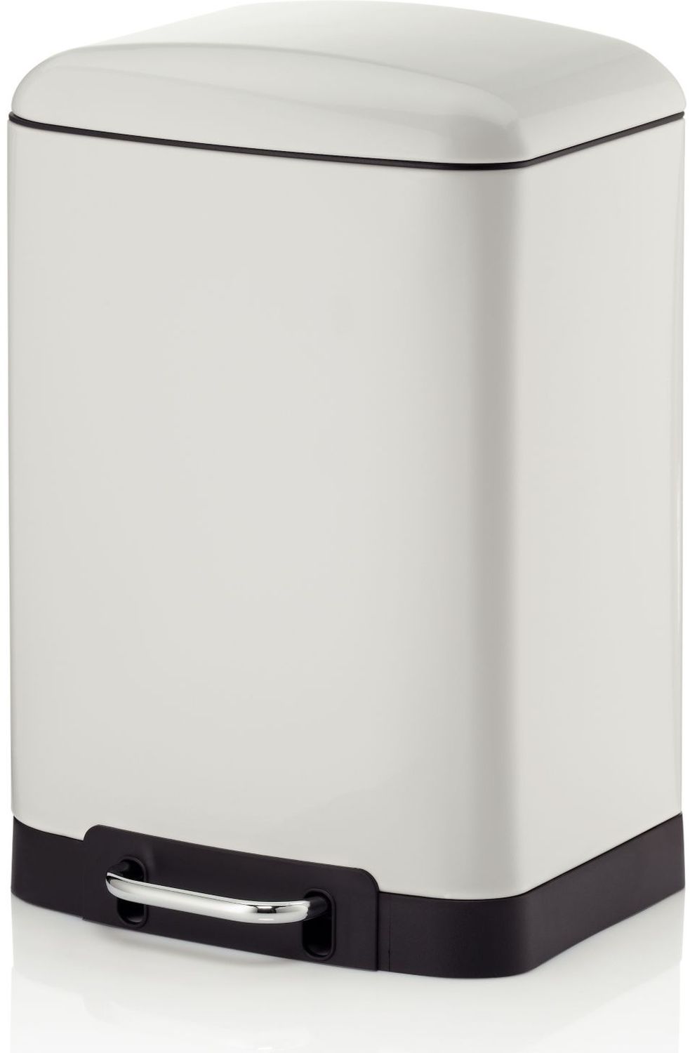 Kela Davino cos de gunoi 12 l alb-negru 10904