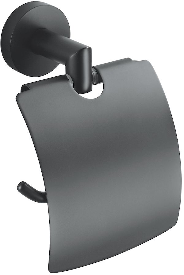 Stella Classic suport pentru hârtie igienică negru 07.440-B