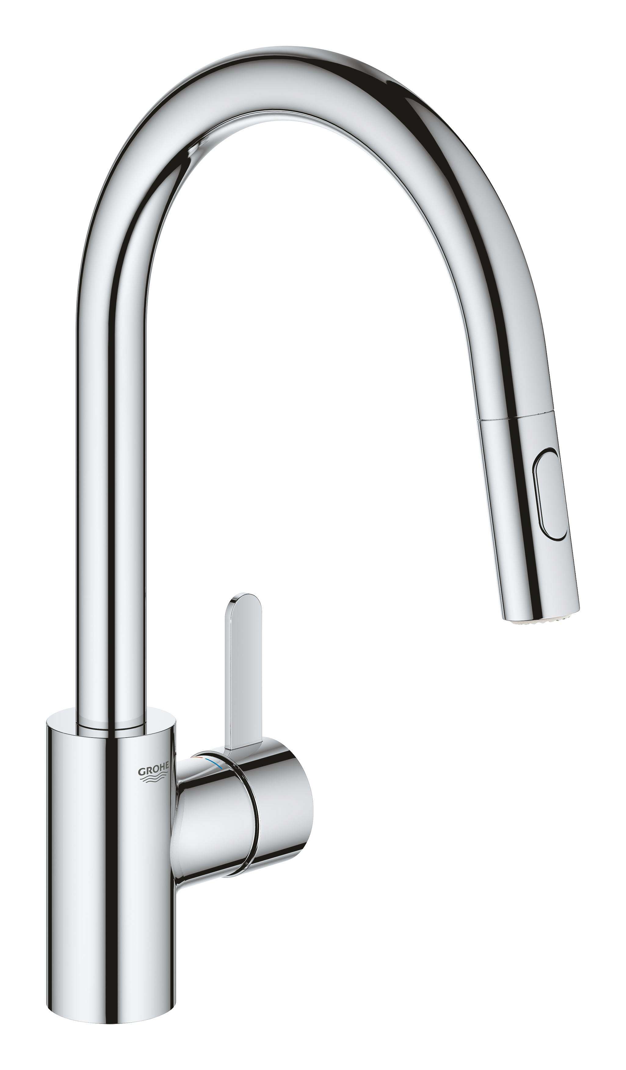 Grohe Eurosmart Cosmopolitan baterie bucătărie pe picior crom 31481001