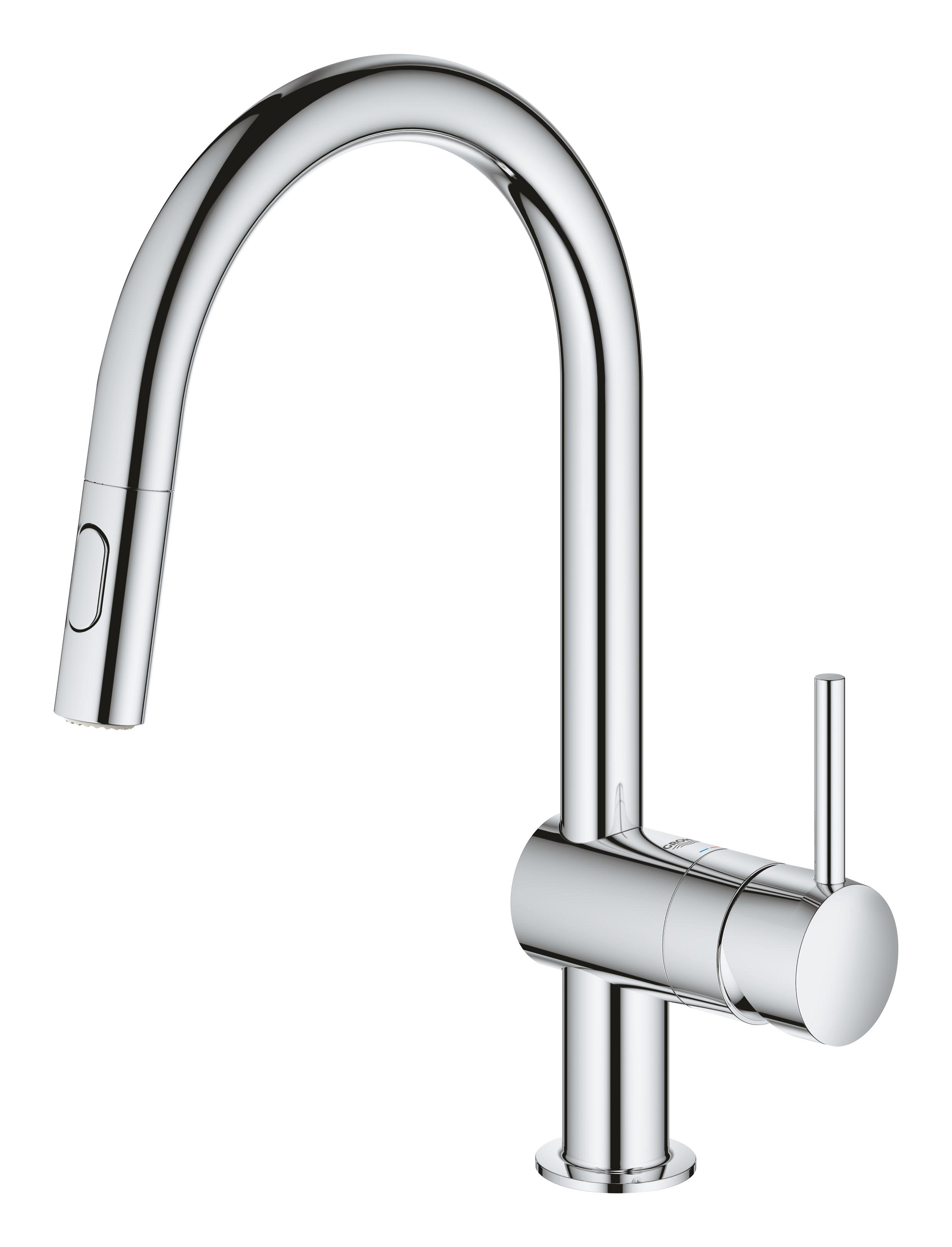 Grohe Minta baterie bucătărie pe picior StarLight Chrome 32321002