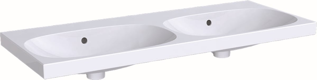 Geberit Acanto lavoar 120x48.2 cm dreptunghiular clasică-mobilier-dublă alb 500.628.01.2