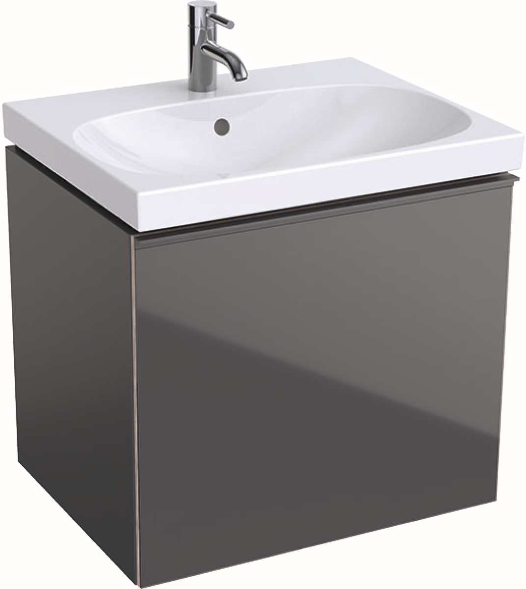 Geberit Acanto dulap 59.5x47.5x53.5 cm dulap atârnat sub chiuvetă lavă 500.609.JK.2