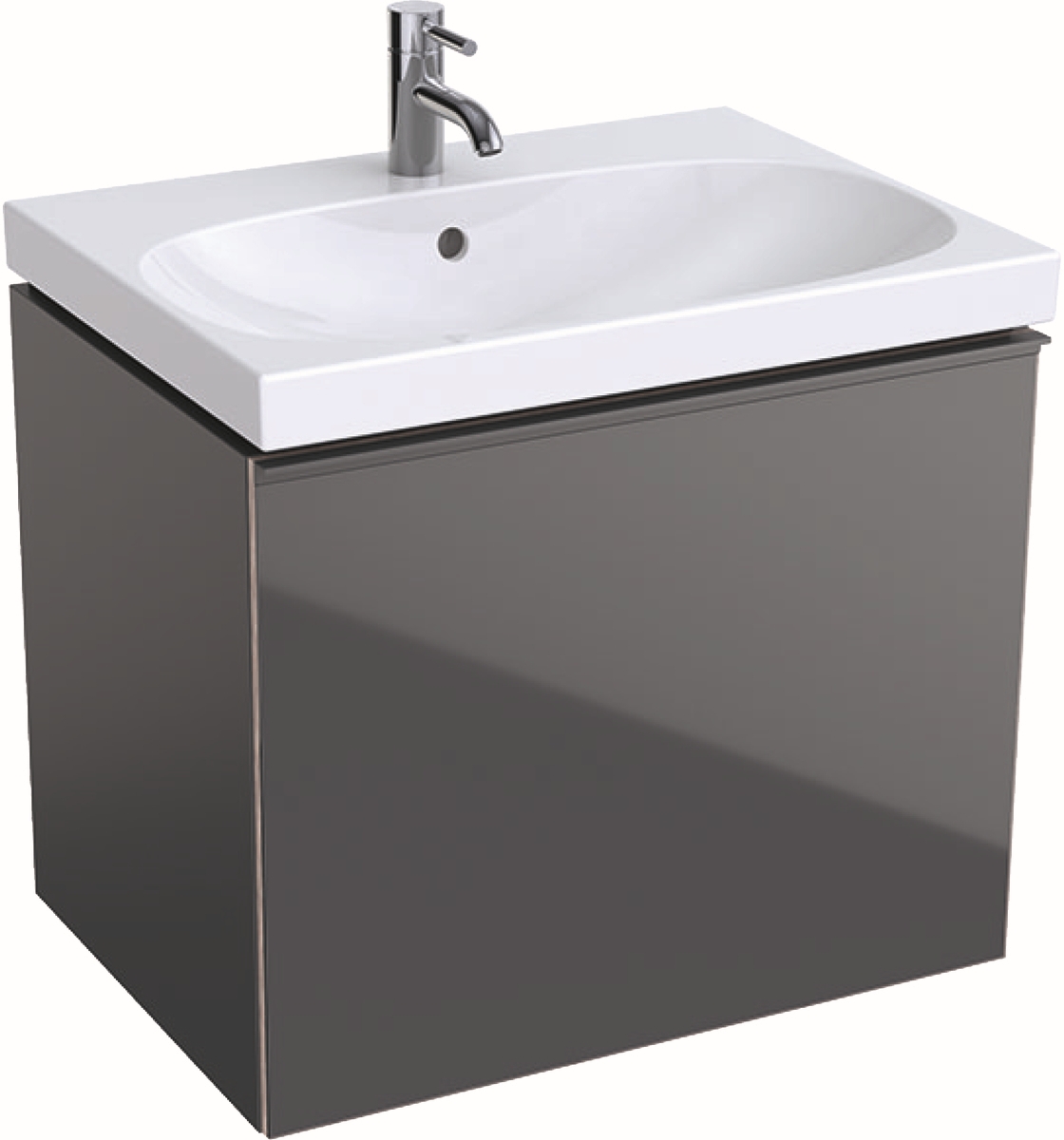 Geberit Acanto dulap 64x47.5x53.5 cm dulap atârnat sub chiuvetă lavă 500.610.JK.2