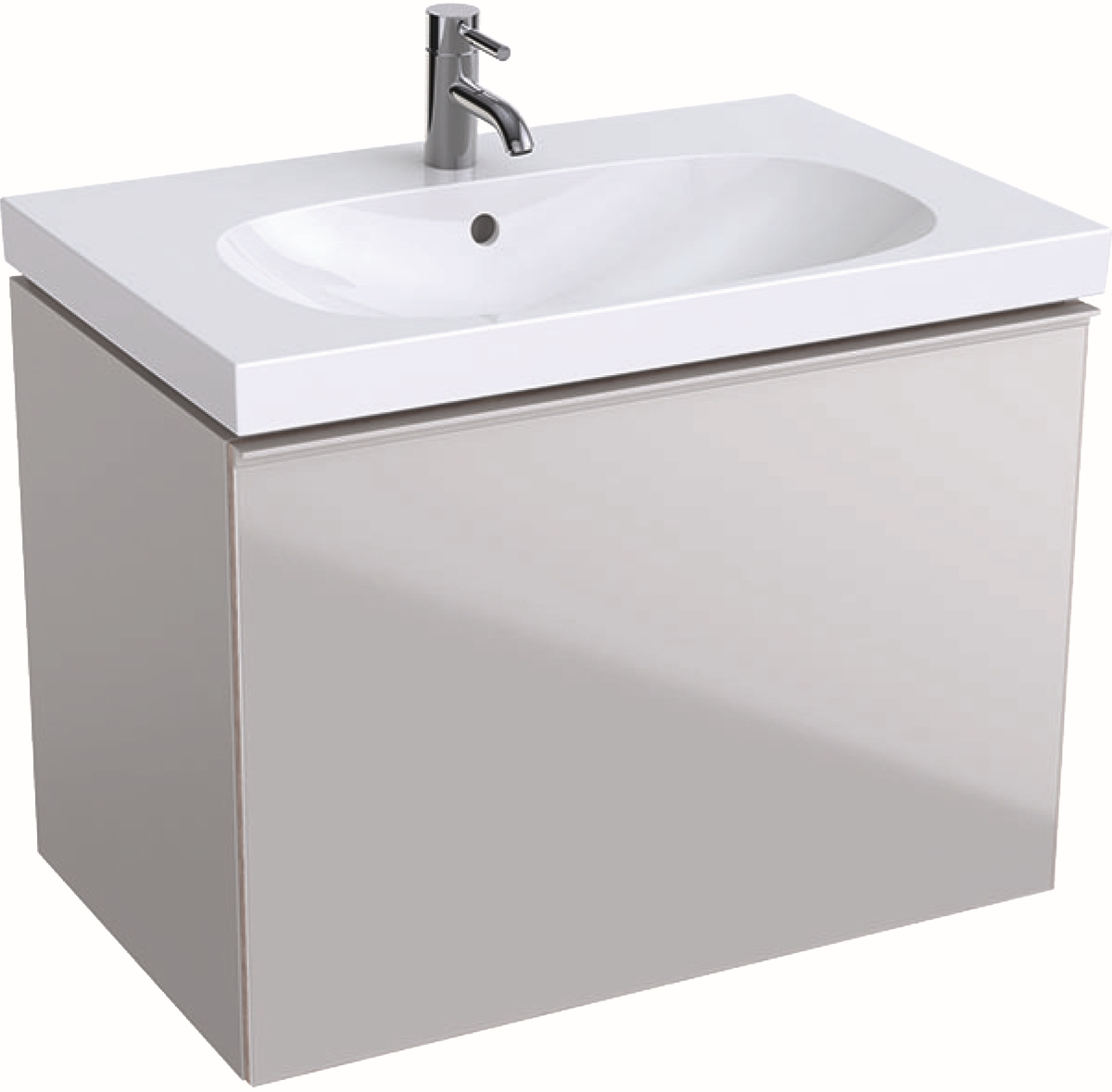 Geberit Acanto dulap 74x47.5x53.5 cm dulap atârnat sub chiuvetă nisip 500.611.JL.2
