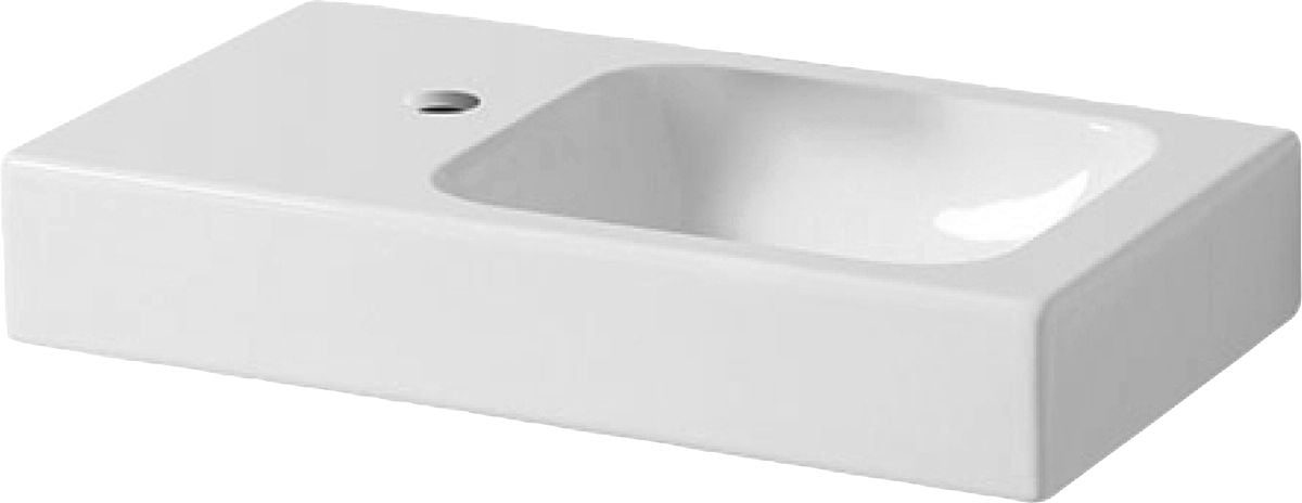 Geberit iCon lavoar 53x31 cm dreptunghiular clasică-mobilier alb 124153000