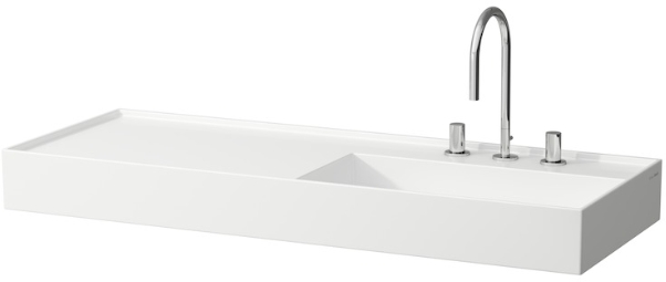 Laufen Kartell lavoar 120x60 cm dreptunghiular mobilier alb luciu H8133324001121