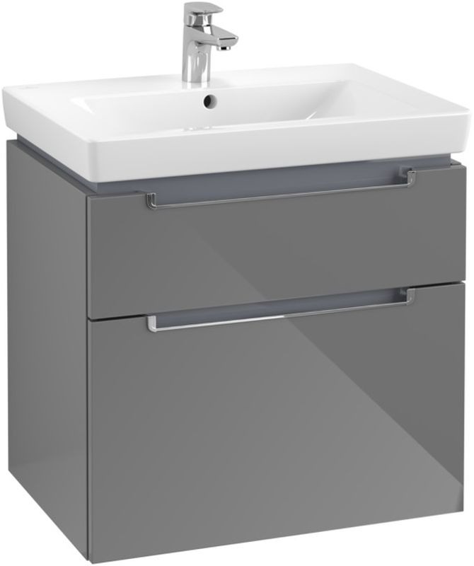 Villeroy & Boch Subway 2.0 dulap 63.7x45.4x59 cm sub chiuveta pe perete gri A91010FP