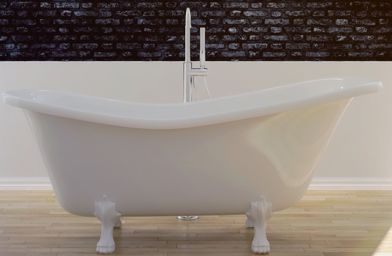 Besco Otylia cadă freestanding 170x70 cm ovală #WKO-170WO+BBEZPRZELEWU
