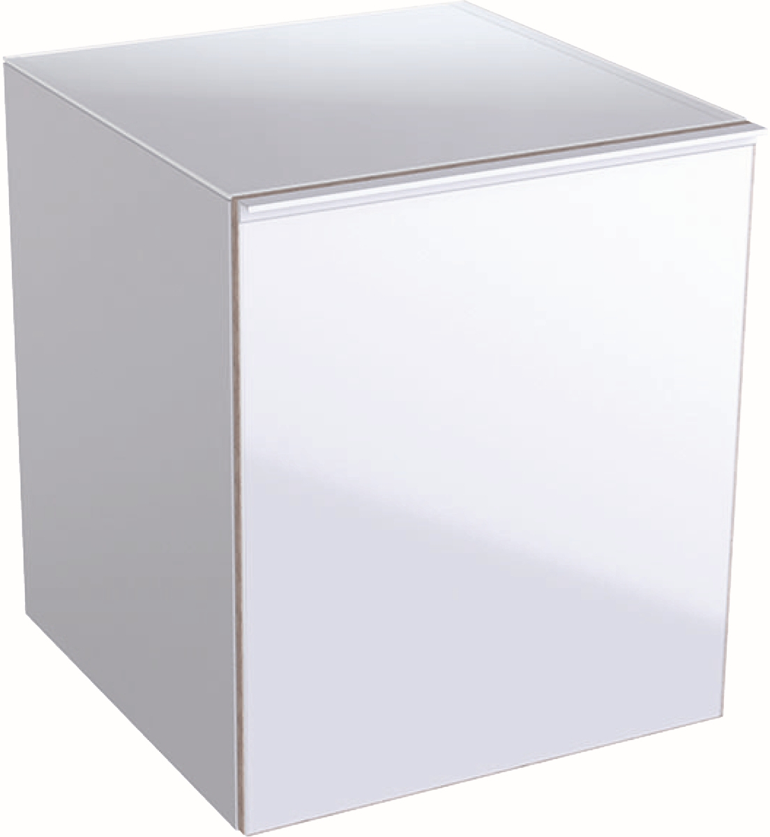 Geberit Acanto dulap 45x47.6x52 cm agățat lateral alb 500.618.01.2