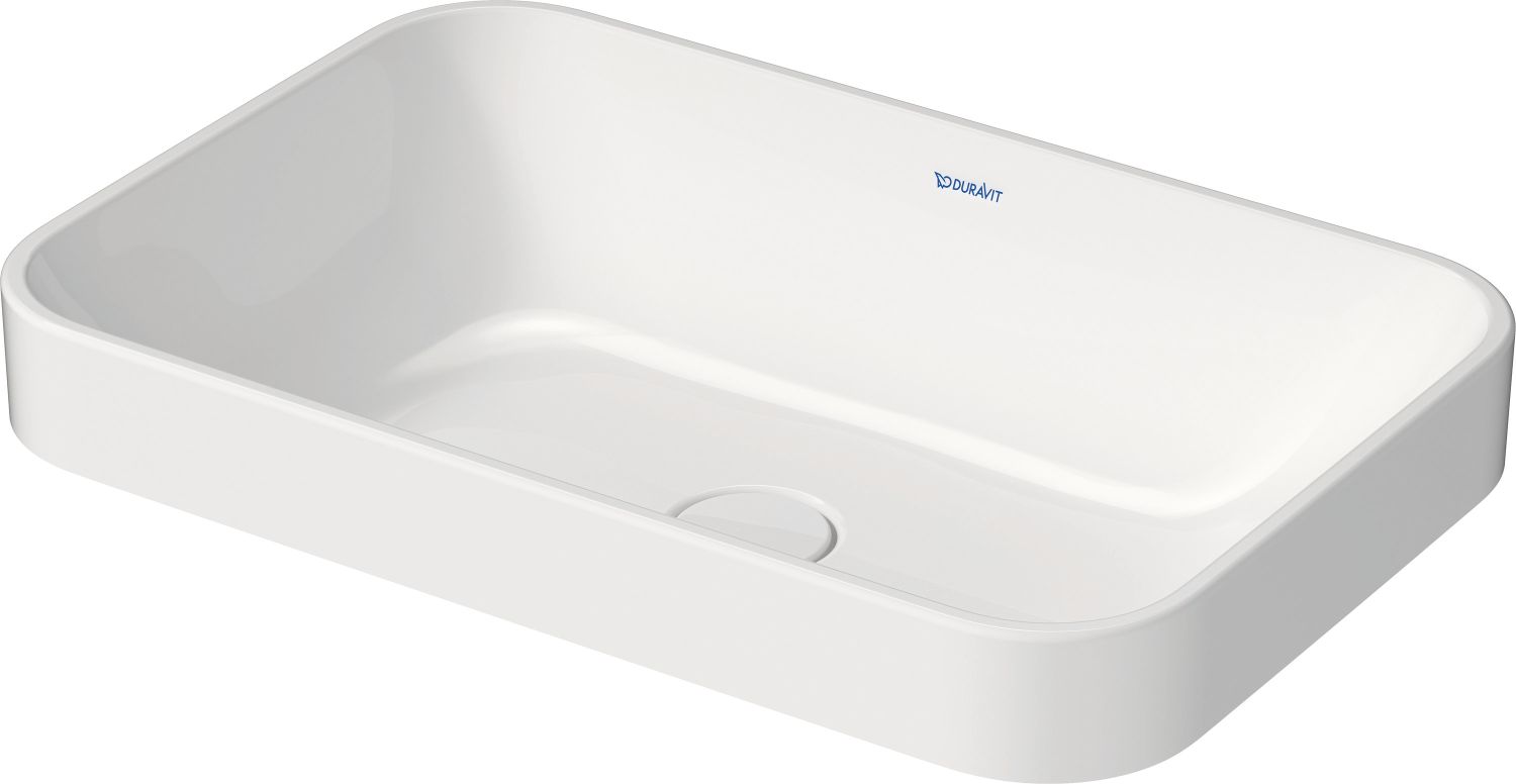 Duravit Happy D.2 lavoar 60x40 cm dreptunghiular de blat alb 2359600000