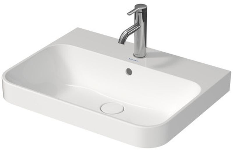 Duravit Happy D.2 lavoar 60x46 cm dreptunghiular de blat alb 2360600000