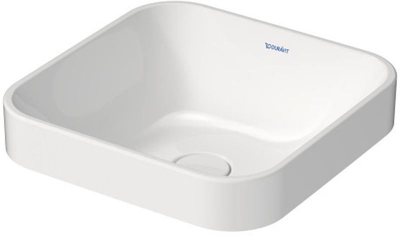 Duravit Happy D.2 Plus lavoar 40x40 cm pătrat de blat alb 2359400000