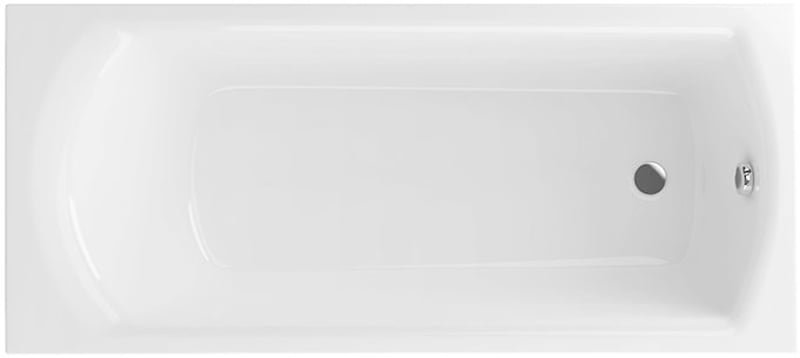 Excellent Lamia Slim cada dreptunghiulară 160x75 cm alb WAEX.LAM16WHS