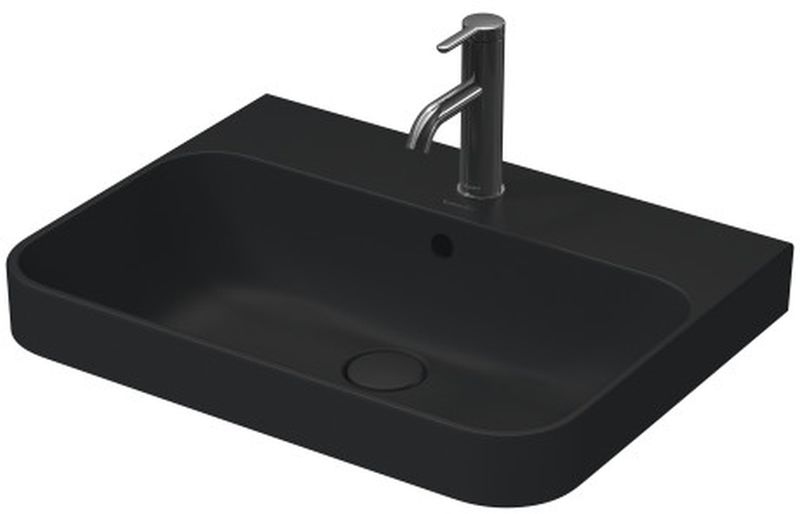 Duravit Happy D.2 Plus lavoar 60x46 cm dreptunghiular de blat antracit 2360601300