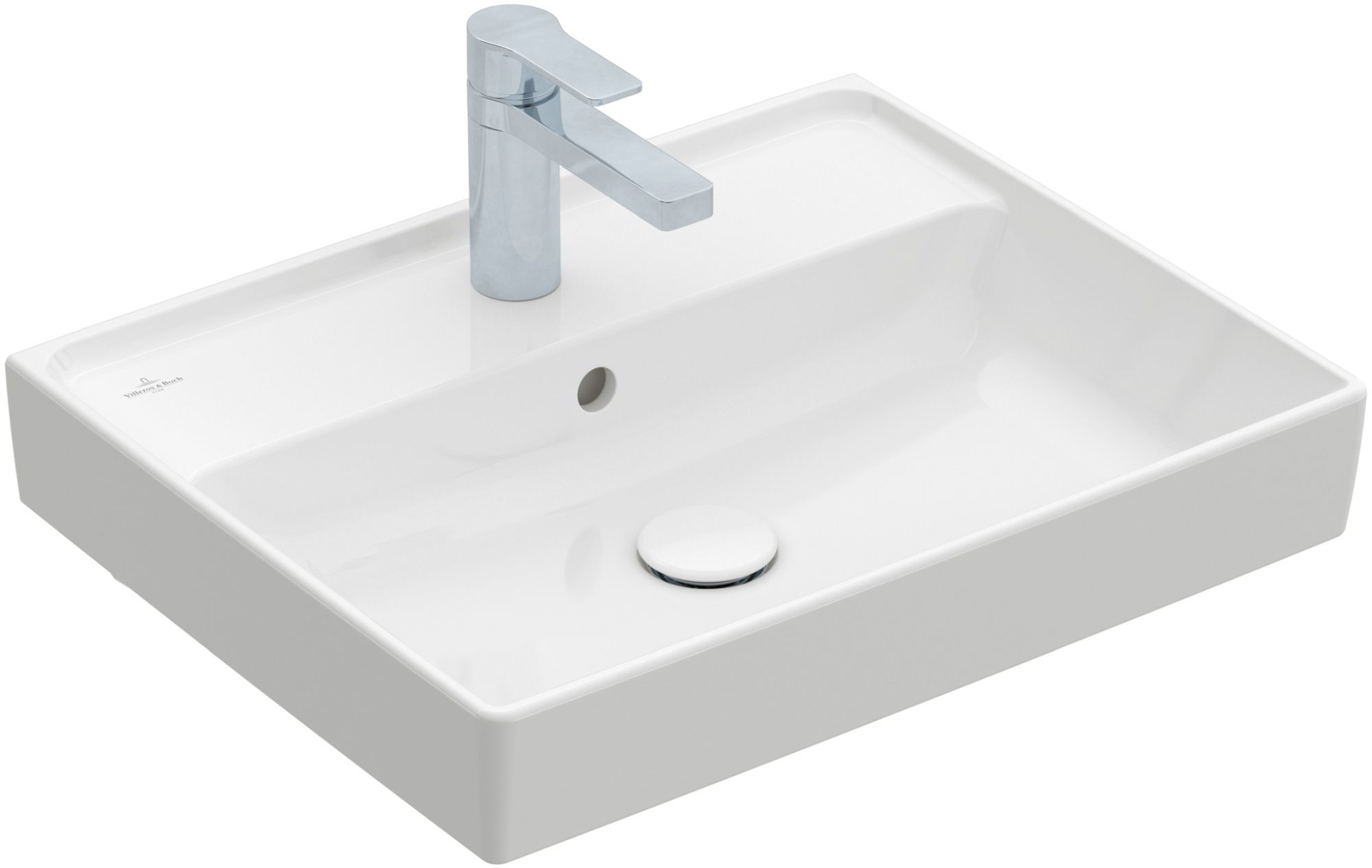 Villeroy & Boch Collaro lavoar 55x44 cm dreptunghiular clasică-mobilier alb 4A335501