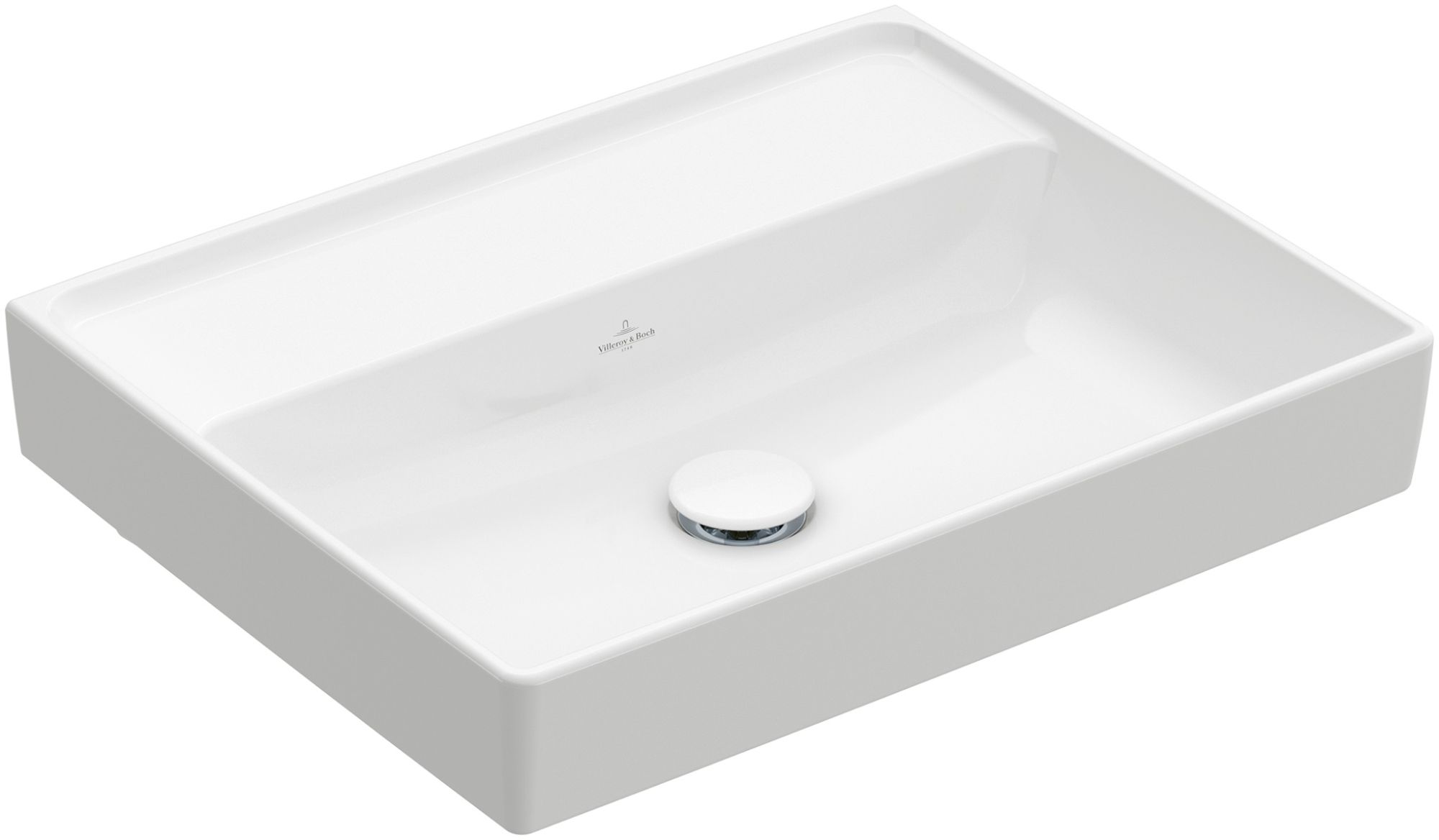 Villeroy & Boch Collaro lavoar 55x44 cm dreptunghiular clasică-mobilier alb 4A335801