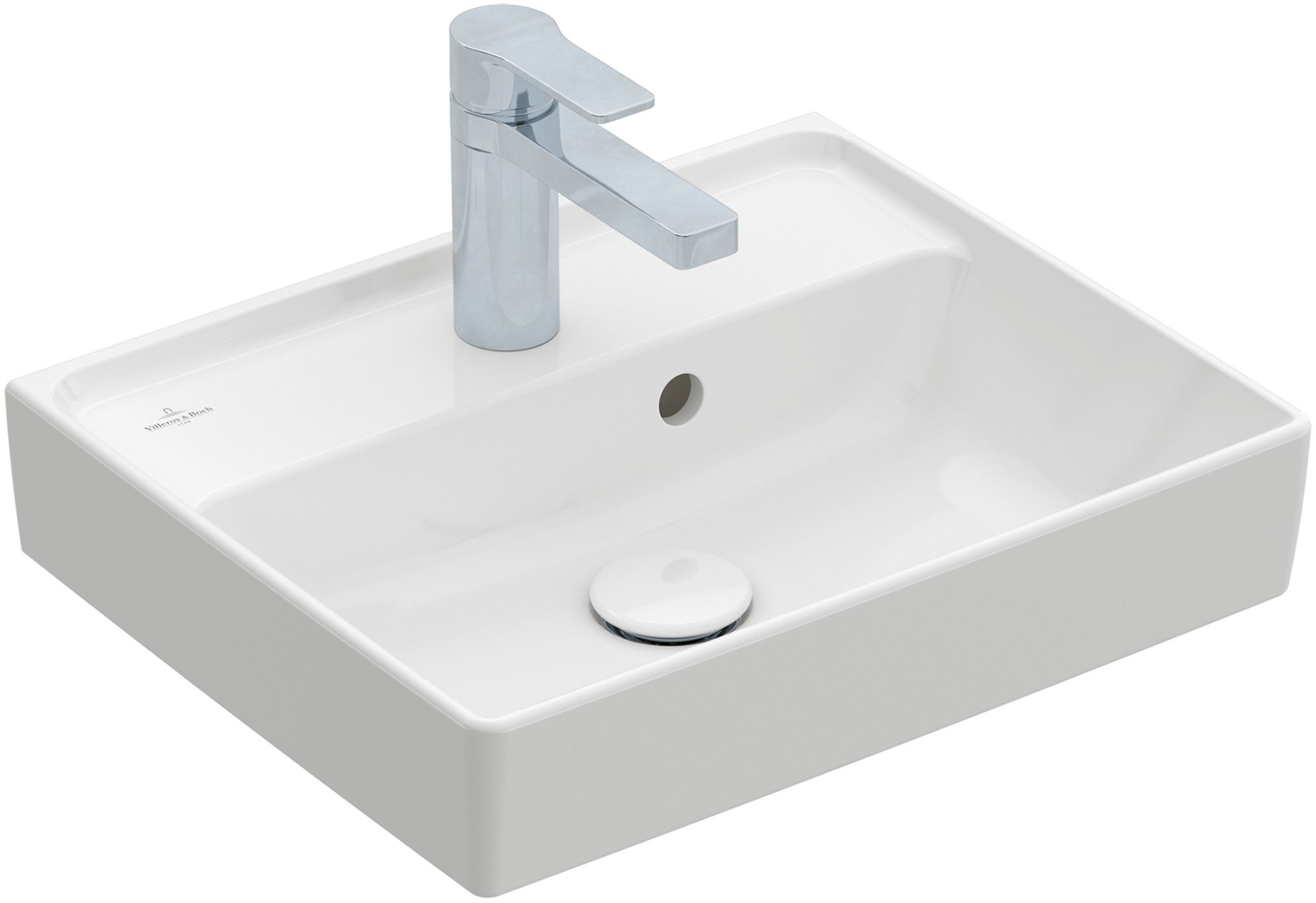 Villeroy & Boch Collaro lavoar 45x37 cm dreptunghiular clasică-mobilier alb 43344601
