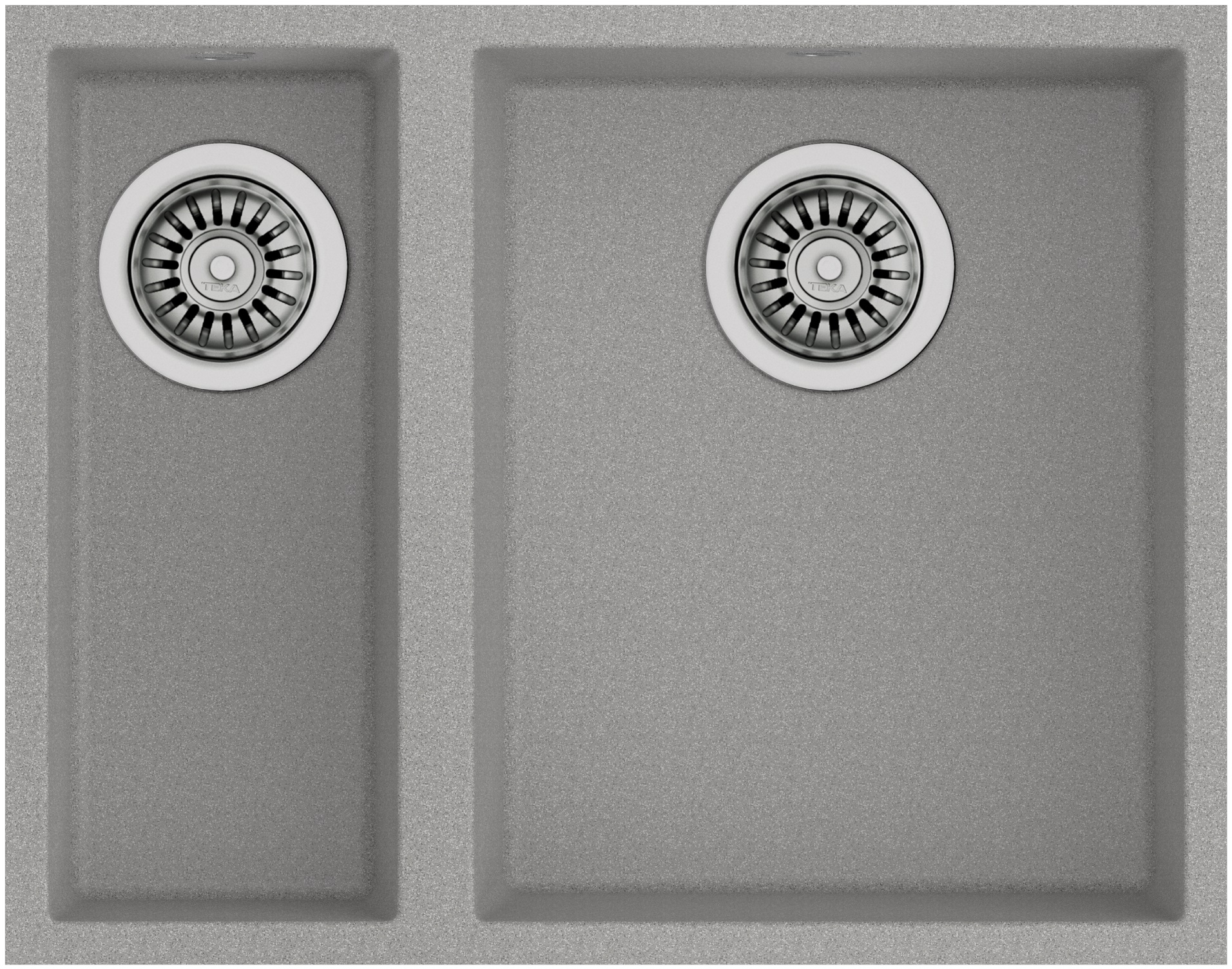 Teka Square chiuveta tegranit 56x44 cm gri/grafit/onix 115260030