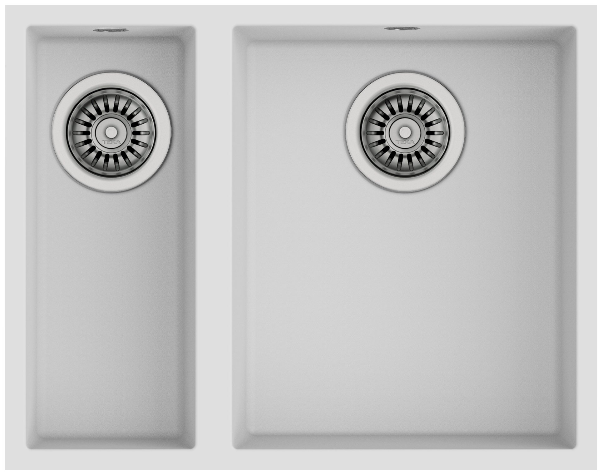 Teka Square chiuveta tegranit 56x44 cm alb 115260033