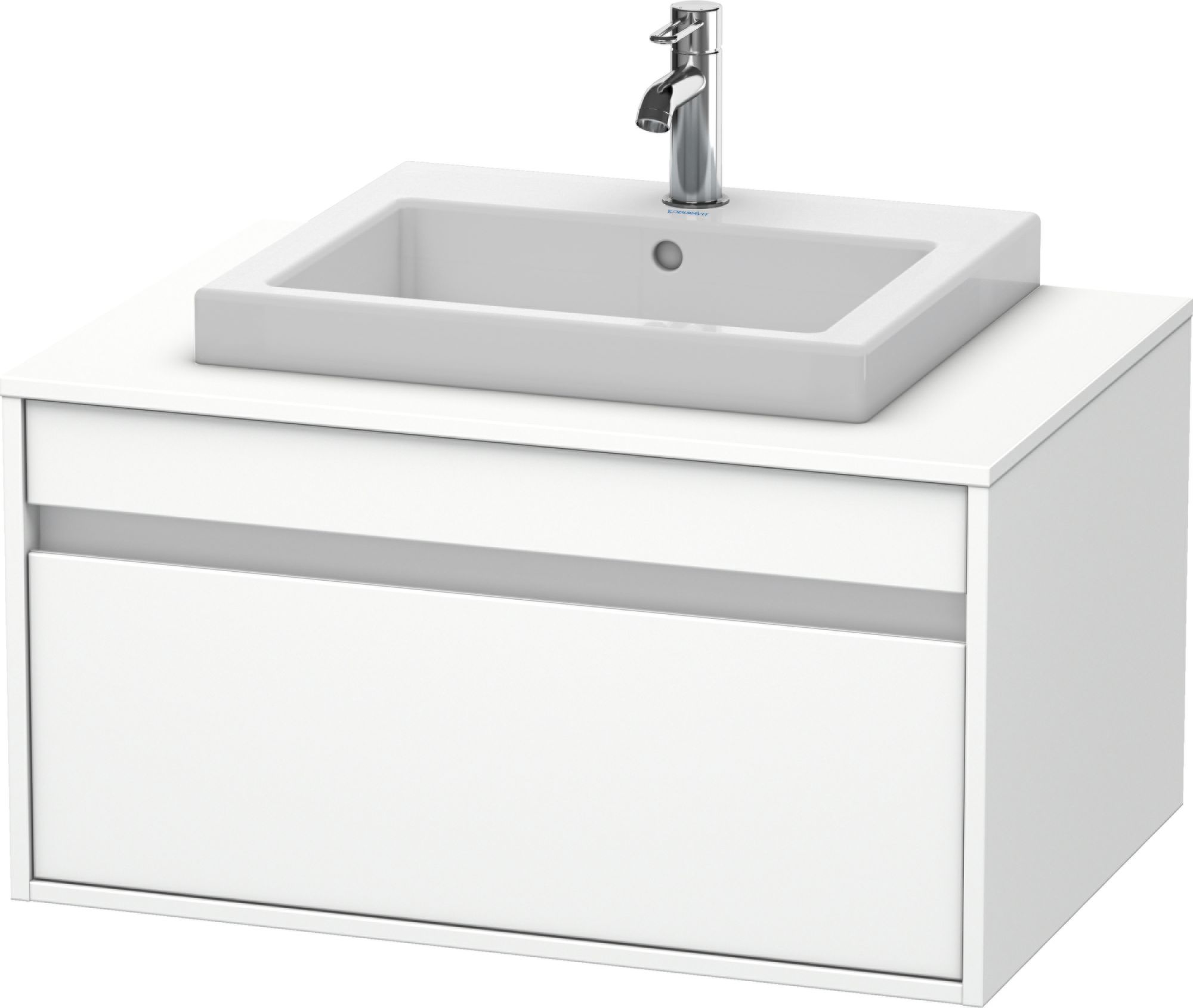 Duravit Ketho dulap 80x55x42.6 cm dulap atârnat sub chiuvetă alb KT679401818