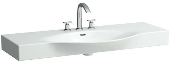 Laufen Palace lavoar 120x51 cm dreptunghiular clasică-mobilier alb luciu H8117040001041