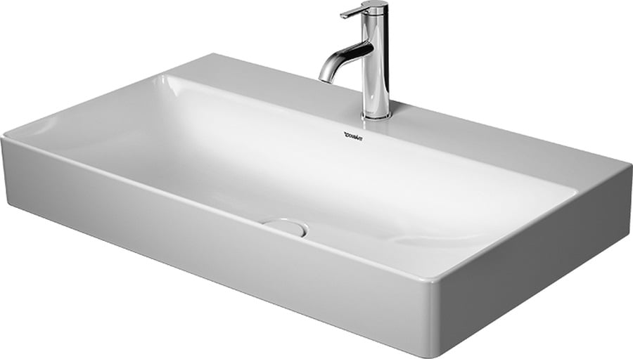 Duravit DuraSquare lavoar 80x47 cm dreptunghiular clasică-mobilier alb 23538000711