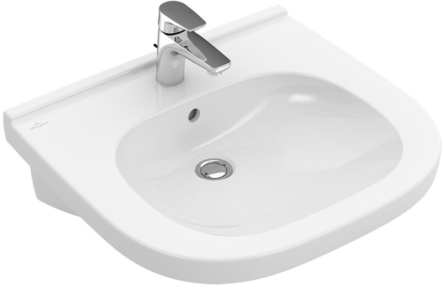 Villeroy & Boch Vita lavoar 56x55 cm semicircular clasică pentru persoane cu dizabilități alb 41195501