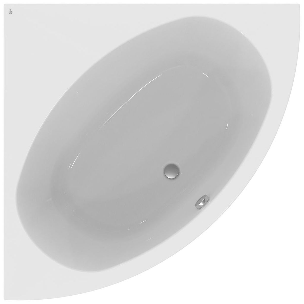 Ideal Standard Hotline New cadă de colț 140x140 cm partea stângă alb K275101
