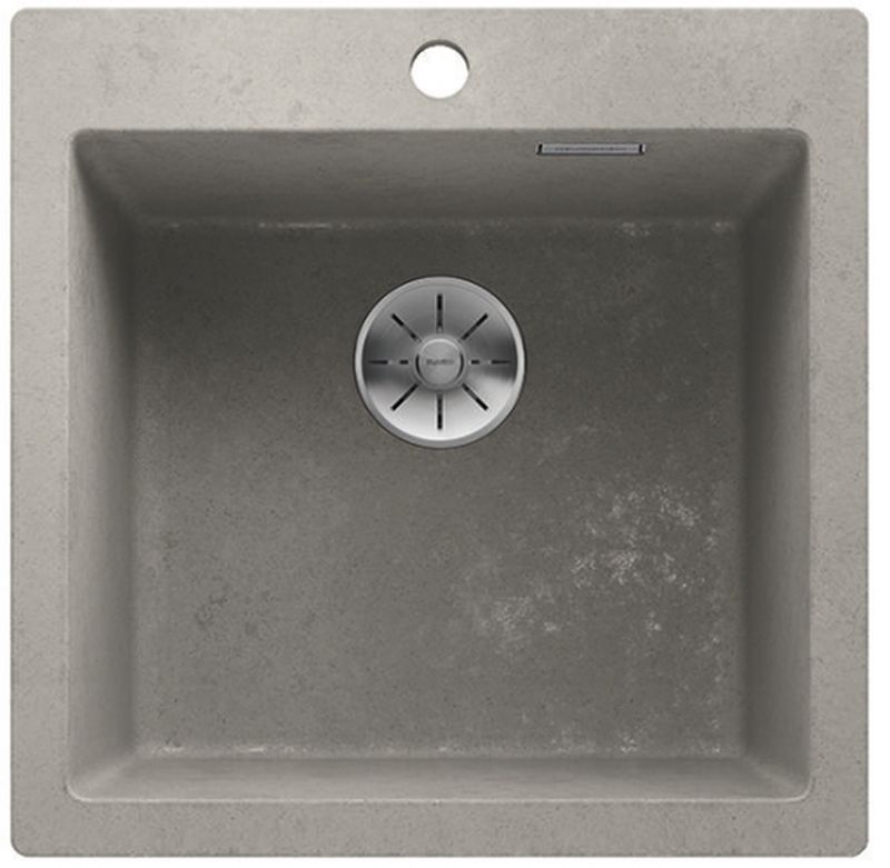 Blanco Pleon 5 chiuvetă din granit 51.5x51 cm gri/grafit/onix 525304