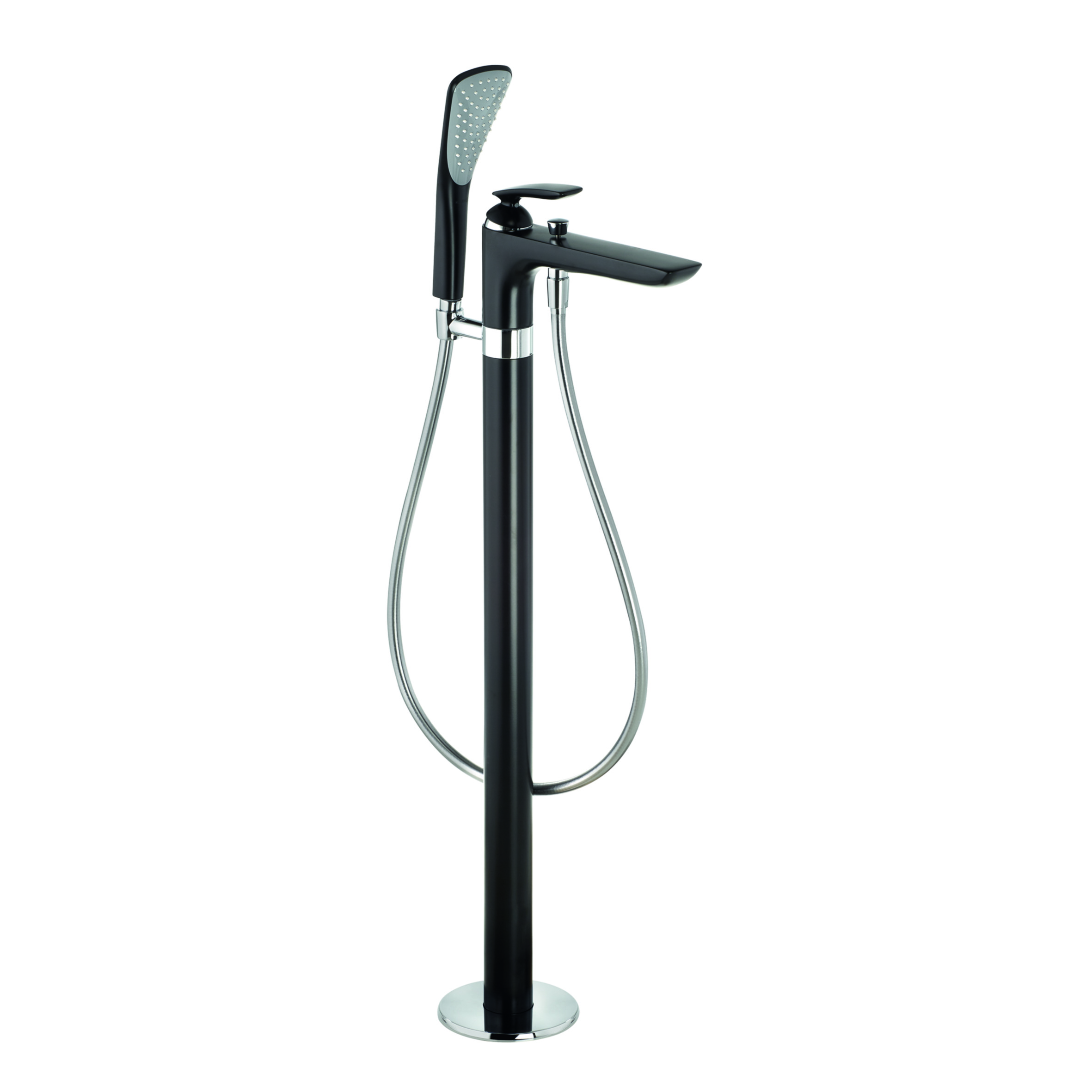 Kludi Balance baterie cadă-duș stativ crom-negru 525908775