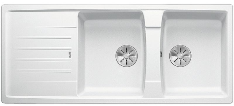 Blanco Lexa 8 S chiuvetă din granit 116x50 cm alb 524984