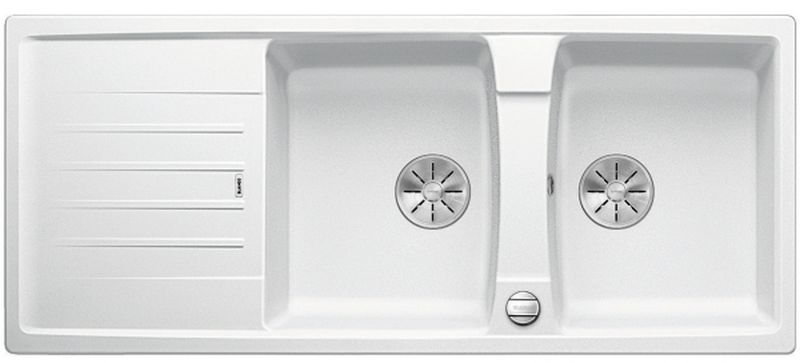 Blanco Lexa 8 S chiuvetă din granit 116x50 cm alb 524974