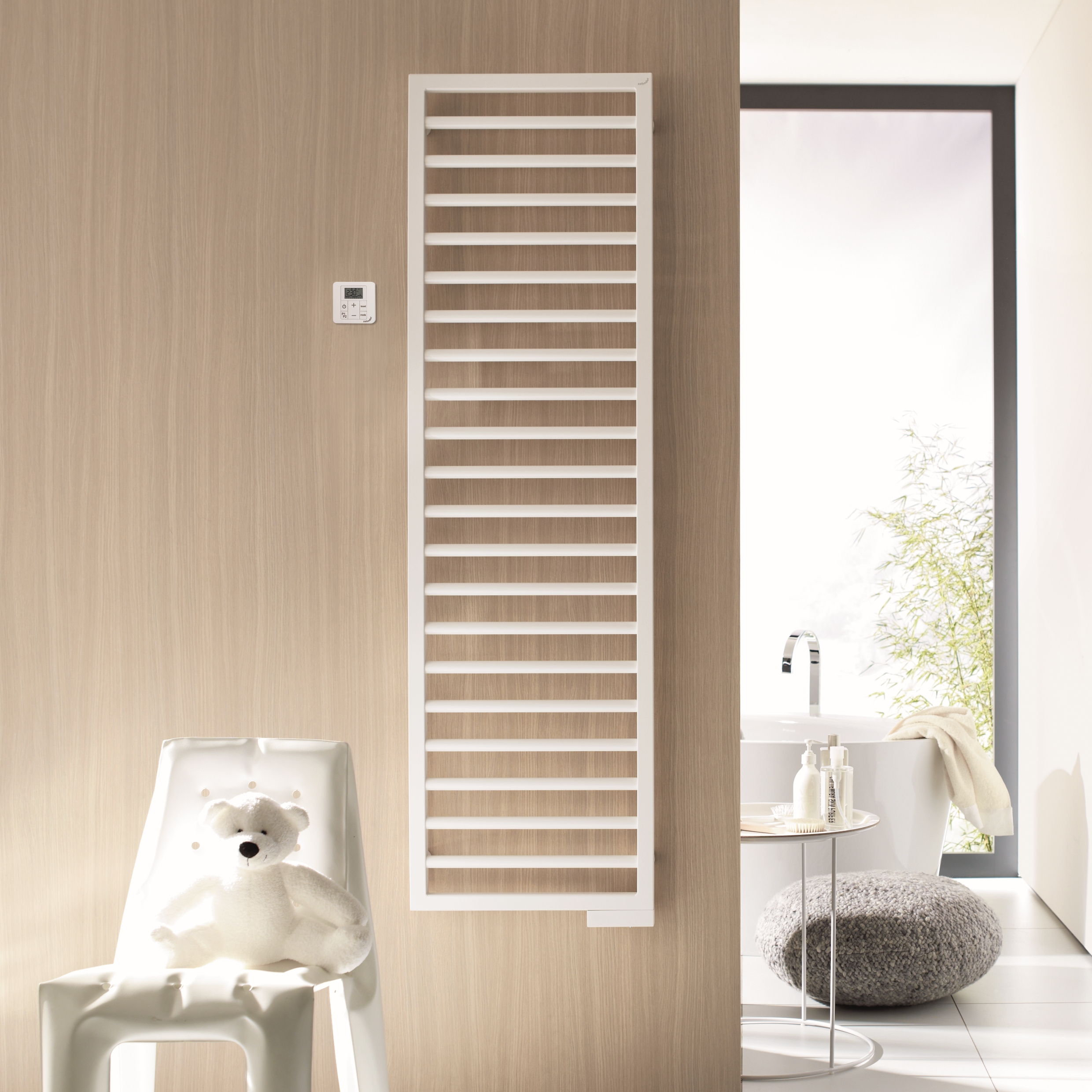 Zehnder Subway încălzitor electric 129.1x45 cm alb SUBE-130-045/GD
