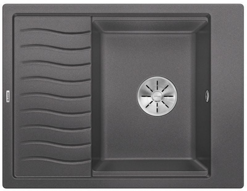 Blanco Elon 45 S chiuvetă din granit 65x50 cm gri/grafit/onix 524825
