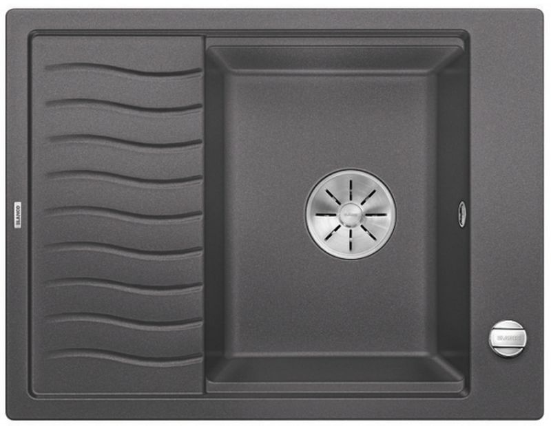Blanco Elon 45 S chiuvetă din granit 65x50 cm gri/grafit/onix 524815