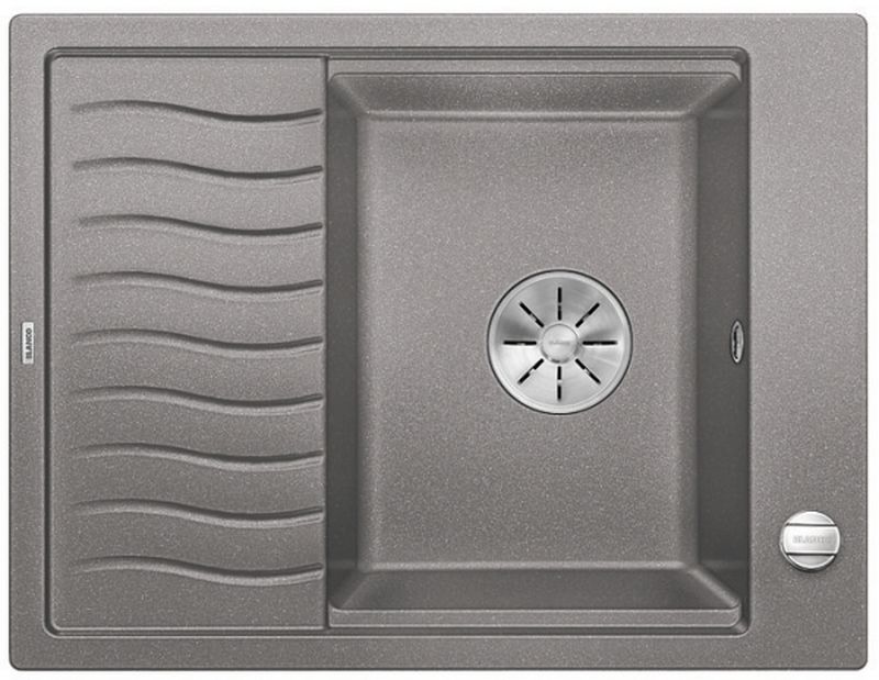 Blanco Elon 45 S chiuvetă din granit 65x50 cm gri/grafit/onix 524816