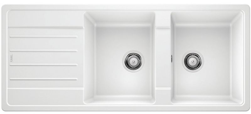Blanco Legra 8 S chiuvetă din granit 116x50 cm alb 523165