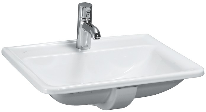 Laufen Pro A lavoar 56x44 cm dreptunghiular încastrat alb H8139610001041