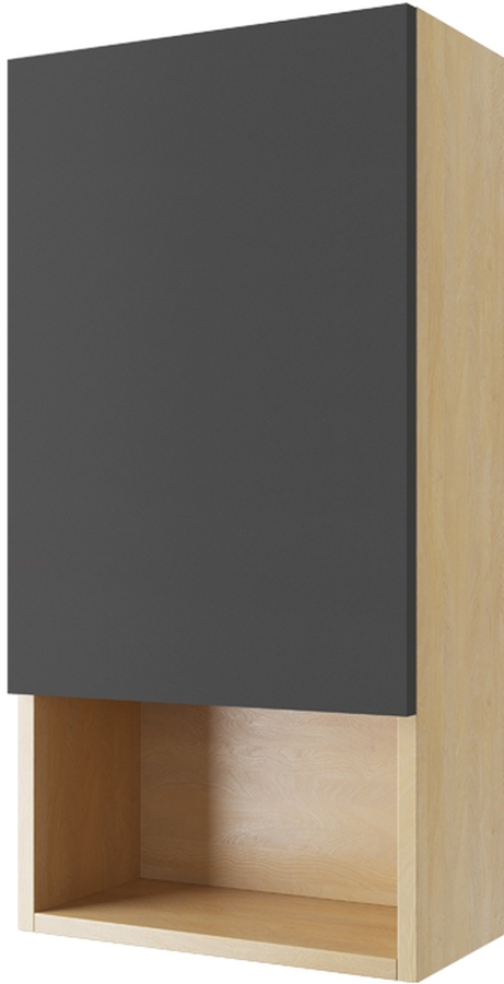Excellent Tuto dulap 40x21.8x80 cm laterala pe perete gri-stejar MLEX.0105.400.BLGR